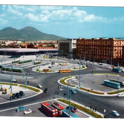 AK, Napoli, Hauptbahnhof, Italien, Ansichtskarte (S5245)