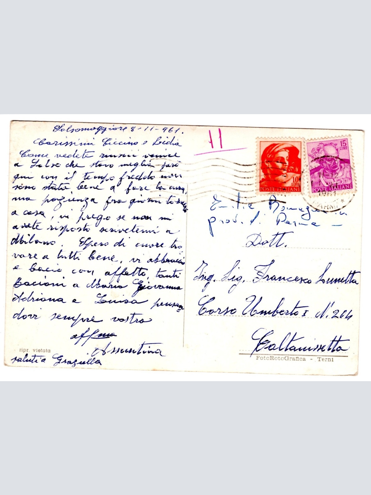 AK, Salsomaggiore Terme, Italien, Ansichtskarte (S5253)