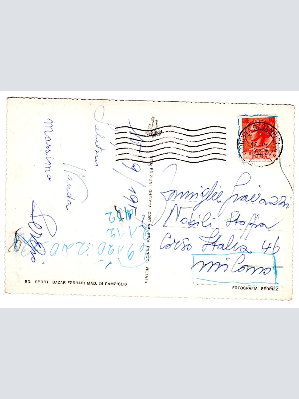 AK, Dolomiti di Brenta, Italien, Ansichtskarte (S5278)