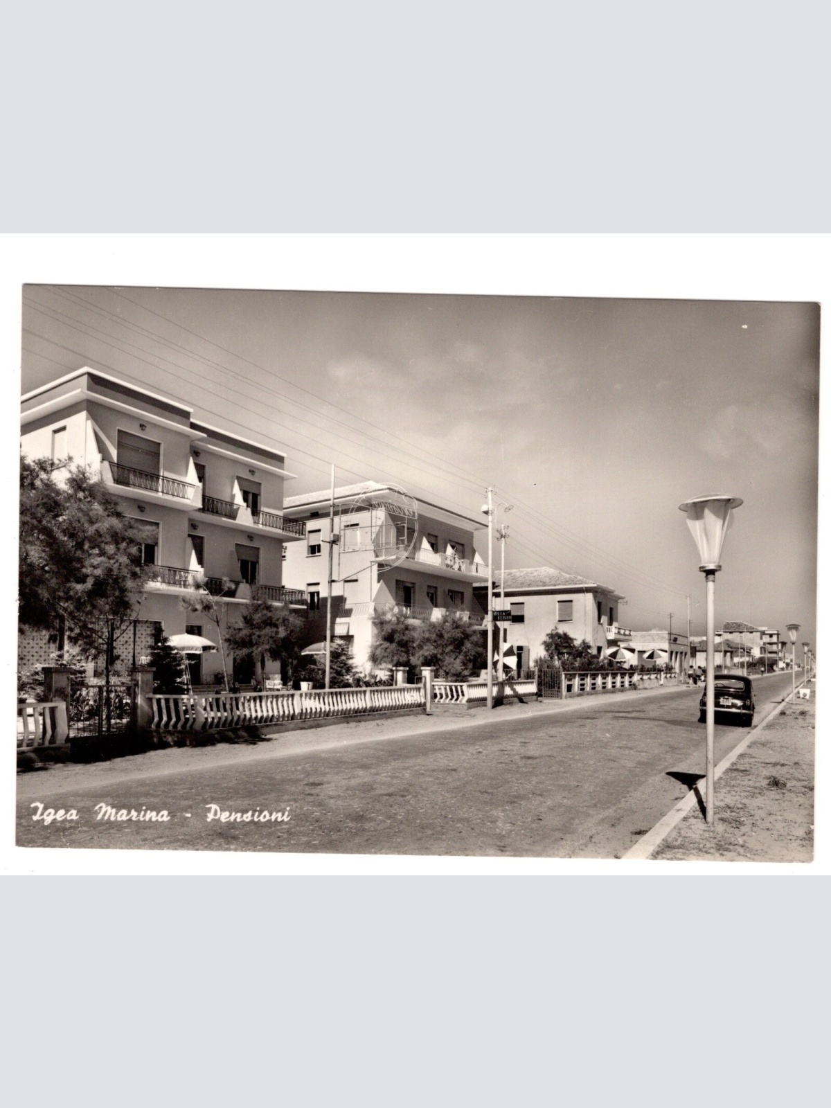 AK, Igea Marina, Pensioni, Italien, Ansichtskarte (S5290)
