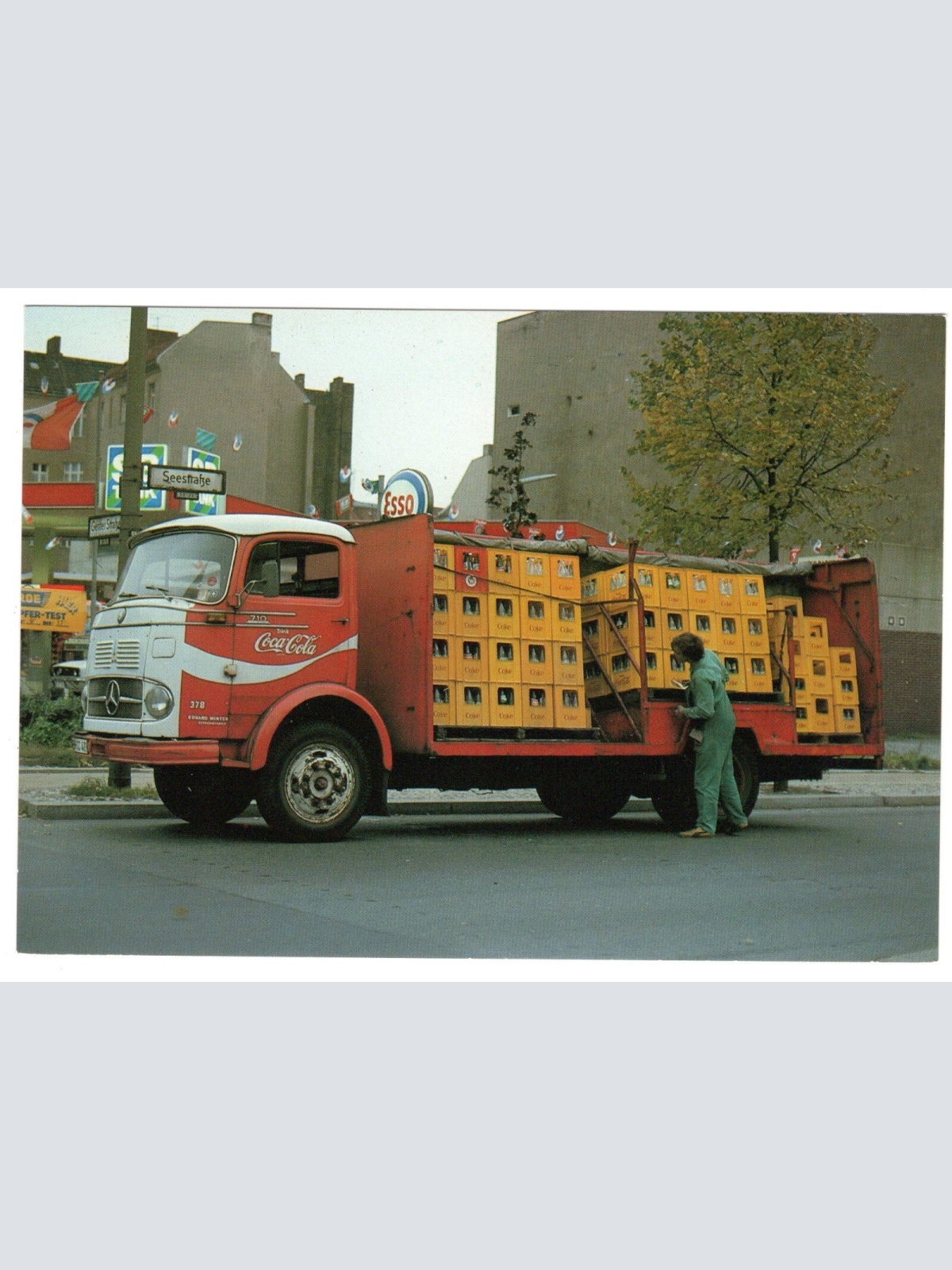 AK, LKW Mercedes Benz LP710, Ansichtskarte (S5310)