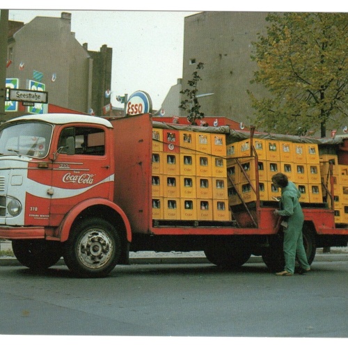 AK, LKW Mercedes Benz LP710, Ansichtskarte (S5310)