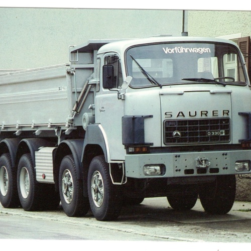AK, LKW Saurer D330 BF 8x4, Ansichtskarte (S5314)