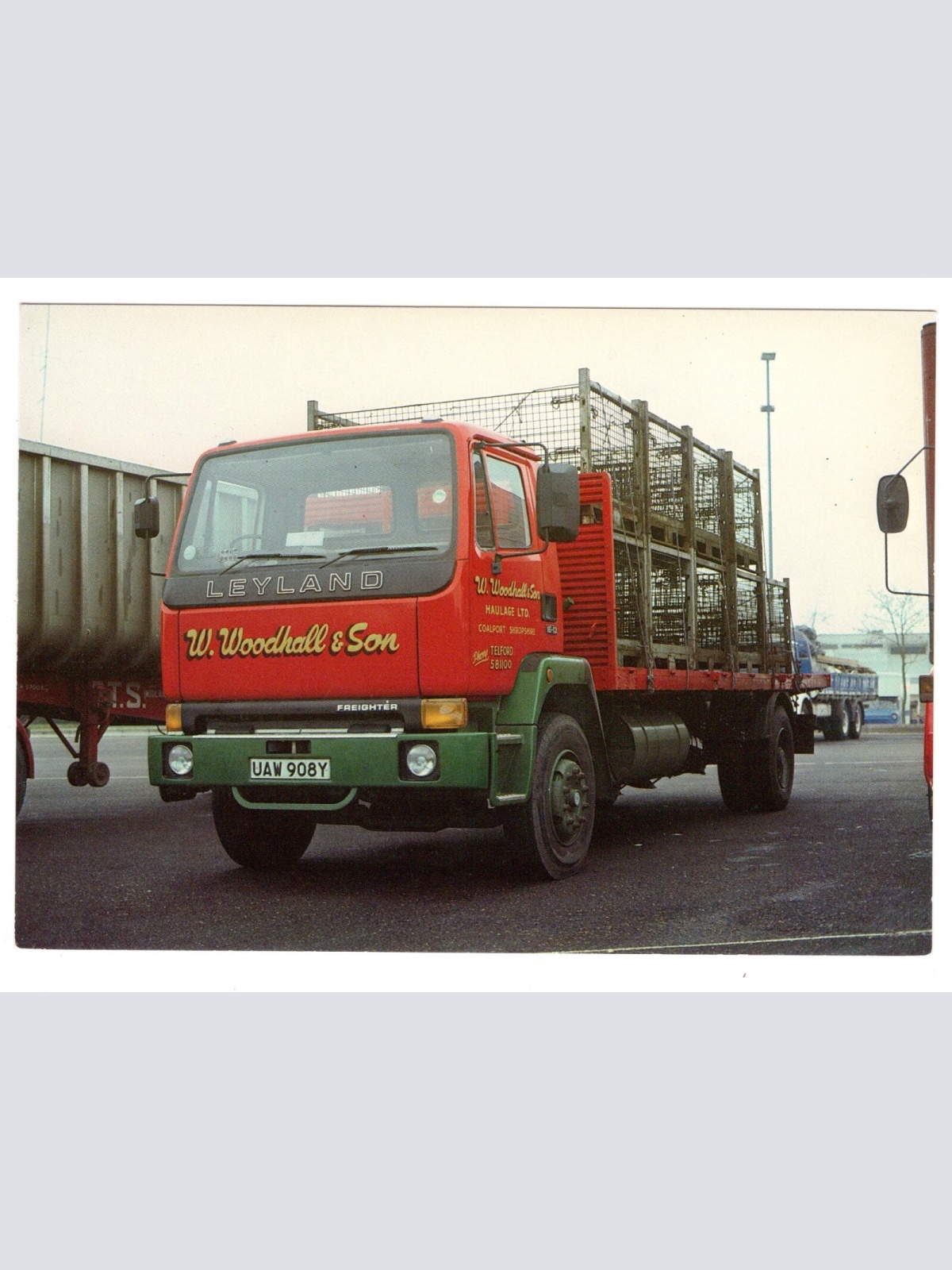 AK, LKW Leyland Freighter, Ansichtskarte (S5315)