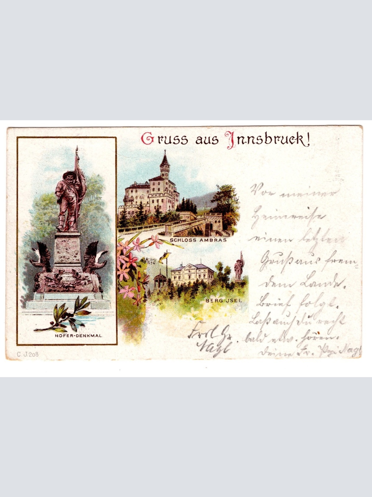 AK, Litho, Innsbruck, Tirol, Ansichtskarte (S5336)