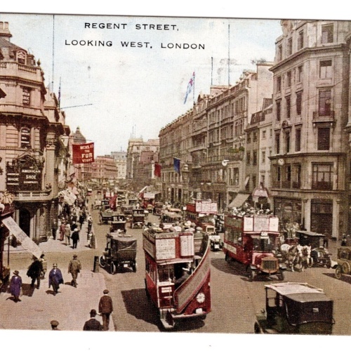 AK, Regent Street, London, England, Ansichtskarte (S5338)