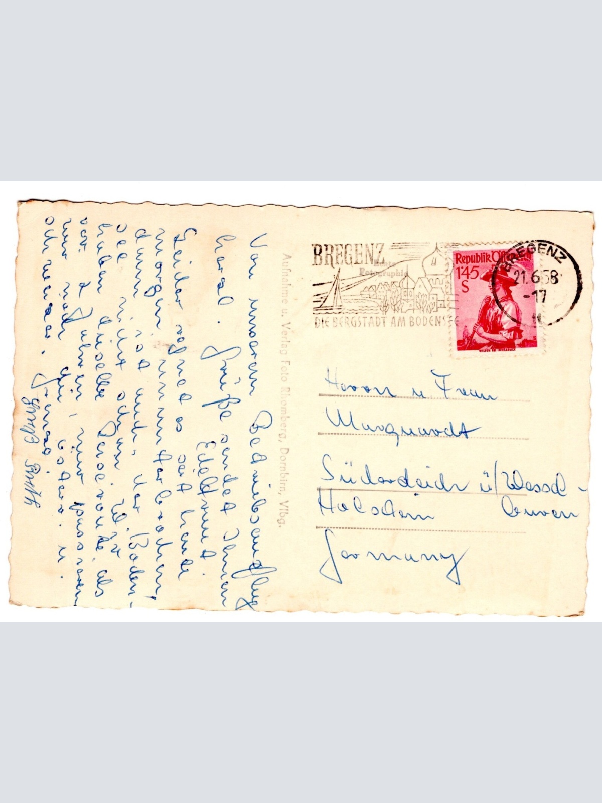 AK, Bregenz am Bodensee, Vorarlberg, Ansichtskarte (S5345)