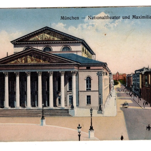 AK, München, Nationaltheater, Bayern, Ansichtskarte (S5375)