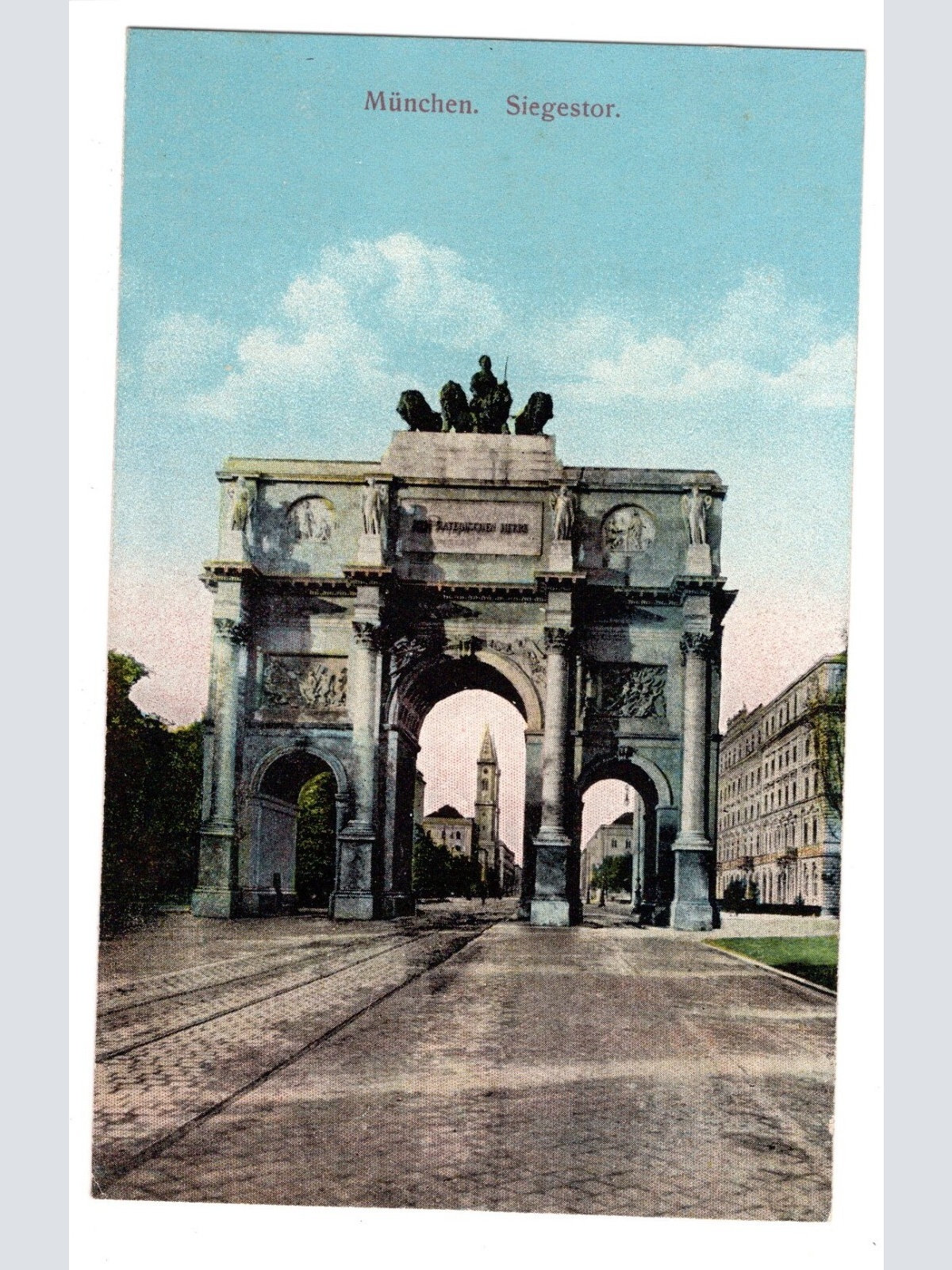 AK, München, Siegestor, Bayern, Ansichtskarte (S5377)