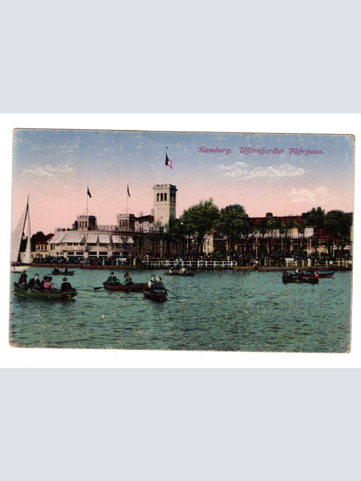 AK, Hamburg, Uhlenhorster Fährhaus, Ansichtskarte (S5379)