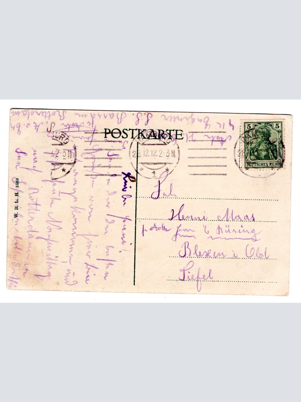 AK, Hamburg, Bismarckdenkmal, Ansichtskarte (S5390)