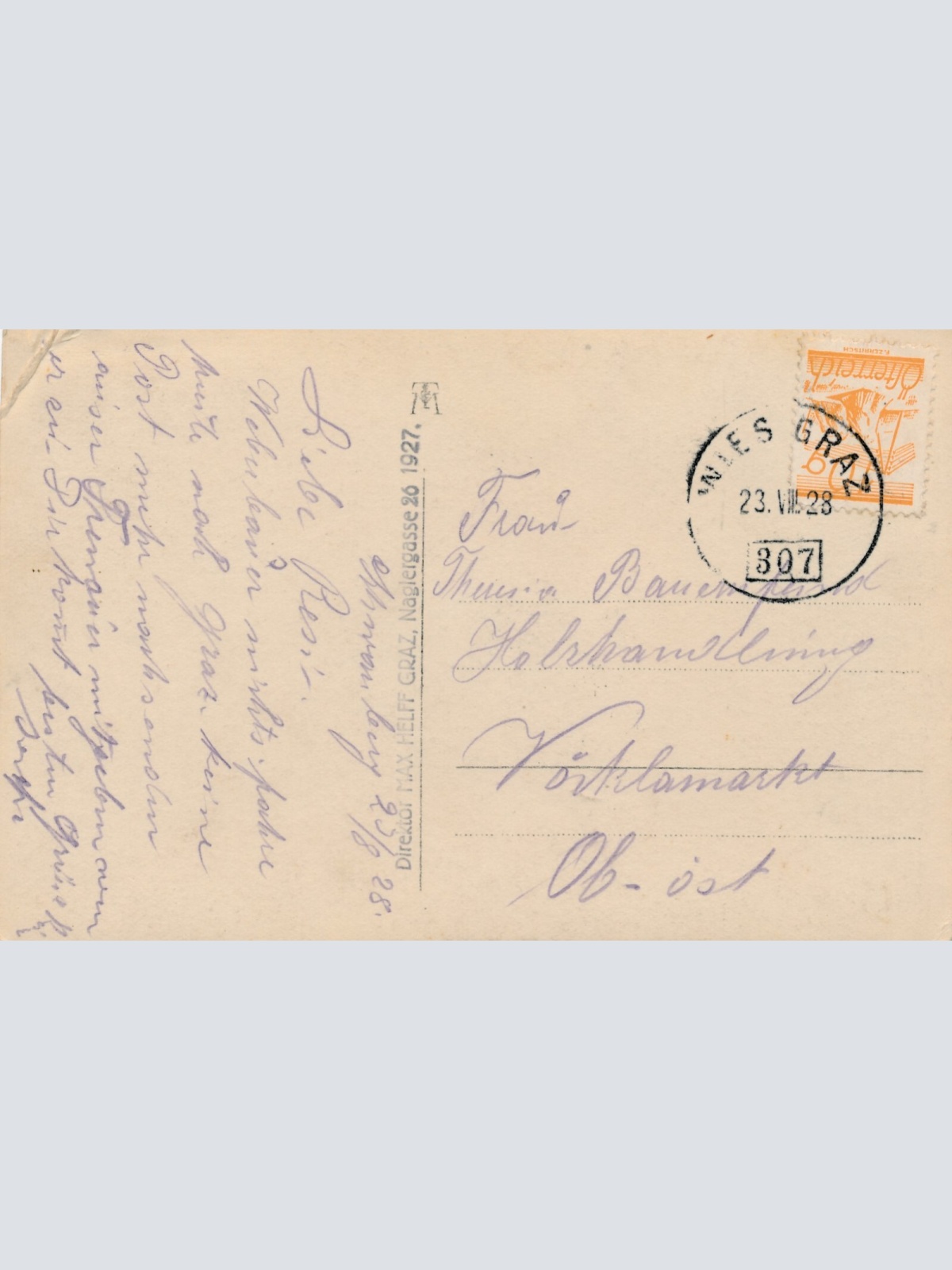 AK aus Schwanberg Strassenansicht Ansichtskarte (14108)