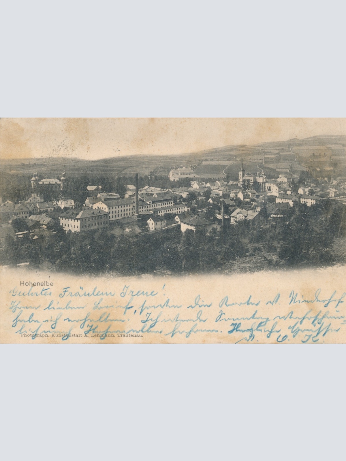 AK aus Hohenelbe Tschechoslowakei Ansichtskarte (14130)