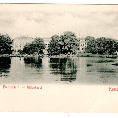 AK, Hamburg, Feenteich Uhlenhorst, Ansichtskarte (S5392)