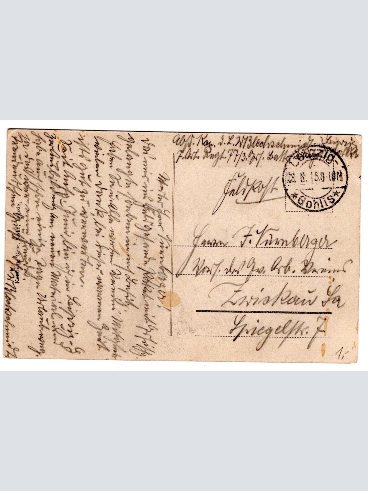 AK, Leipzig, Sachsen, Deutsches Buchhändlerhaus, Ansichtskarte (S5396)