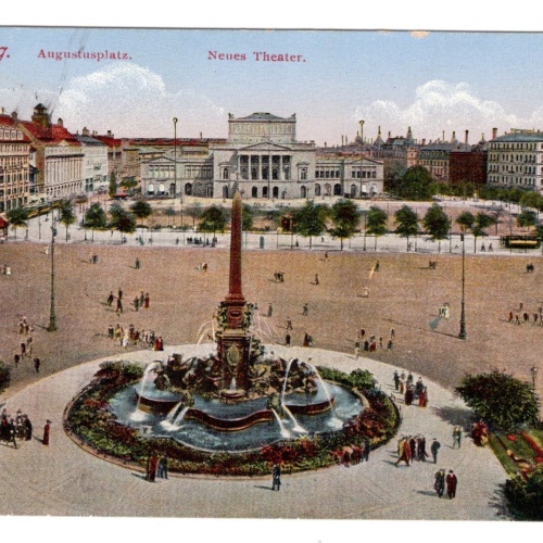 AK, Leipzig, Sachsen, Augustusplatz, Ansichtskarte (S5398)