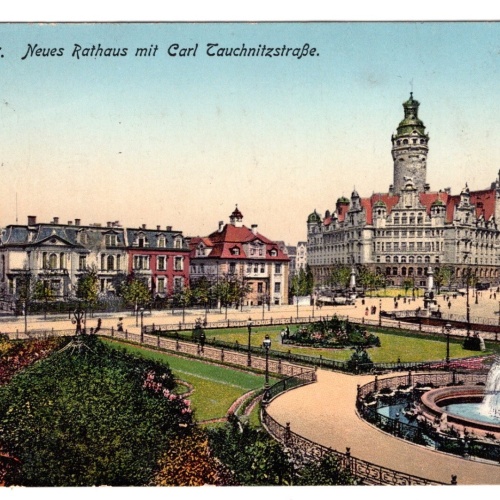 AK, Leipzig, Sachsen, Neues Rathaus, Ansichtskarte (S5402)
