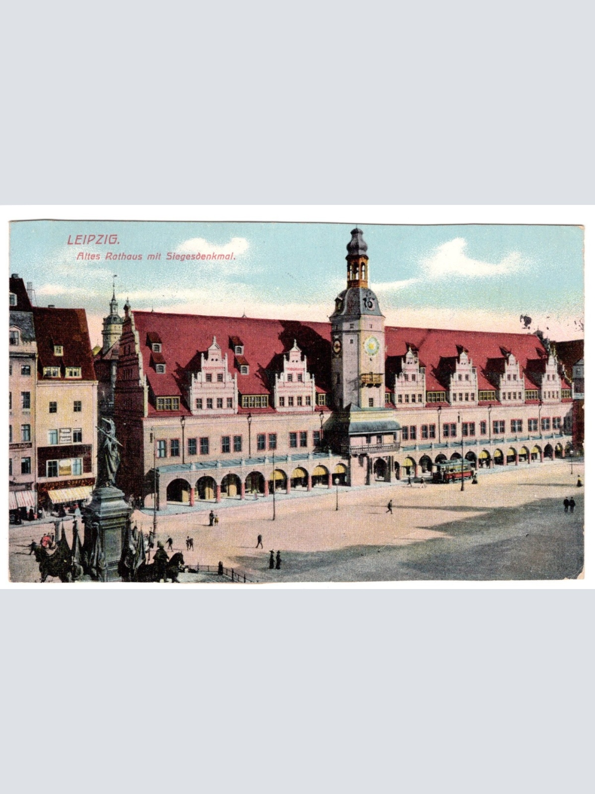 AK, Leipzig, Sachsen, Neues Rathaus, Ansichtskarte (S5403)