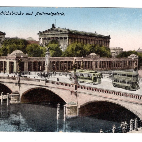 AK, Berlin, Friedrichsbrücke und Nationalgalerie, Ansichtskarte (S5417)