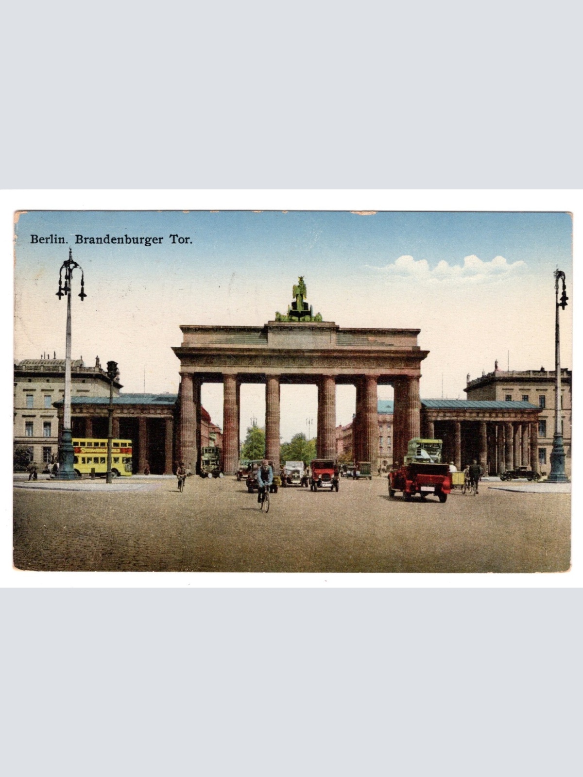AK, Berlin, Brandenburger Tor, Ansichtskarte (S5429)
