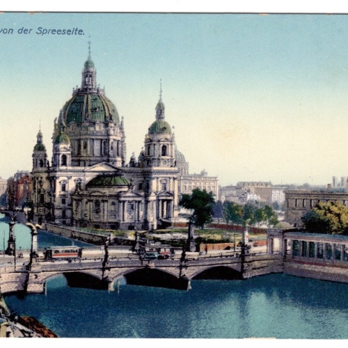 AK, Berlin, Dom von der Spreeseite, Ansichtskarte (S5432)