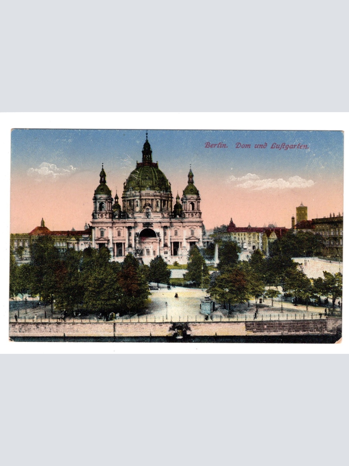 AK, Berlin, Dom und Lustgarten, Ansichtskarte (S5434)