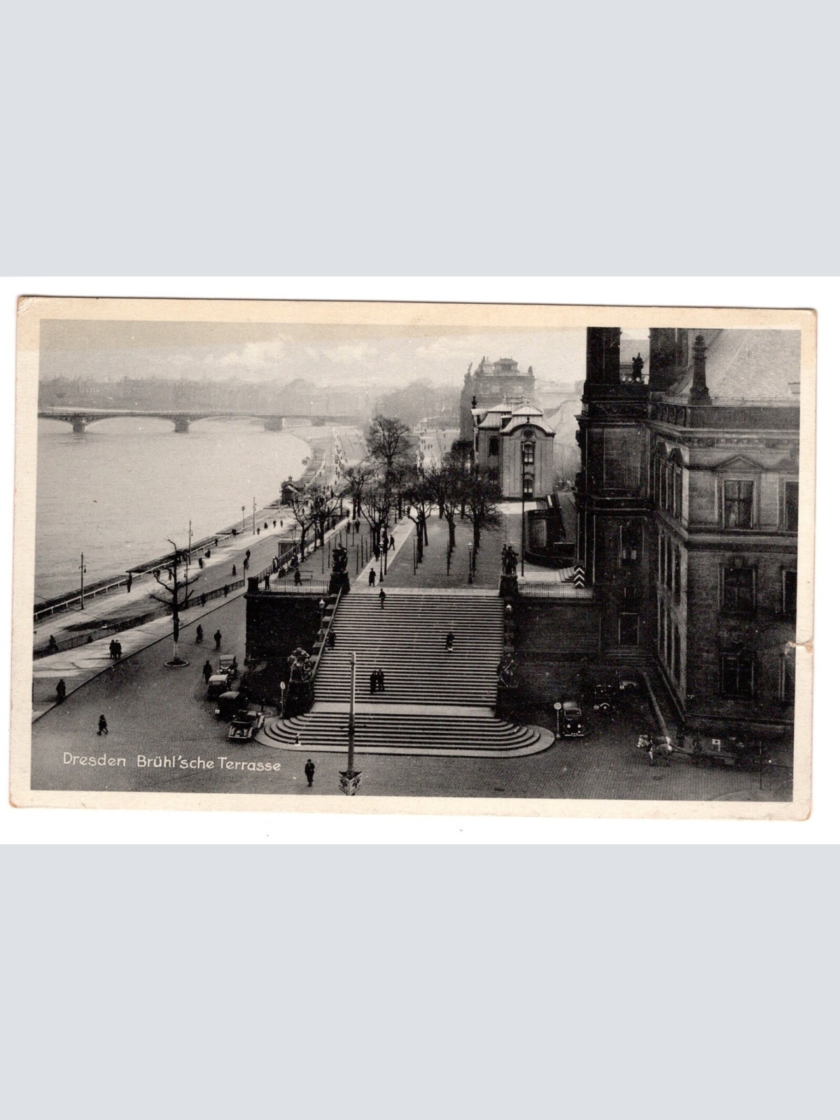 AK, Dresden, Sachsen, Brühl'sche Terrasse, Ansichtskarte (S5458)