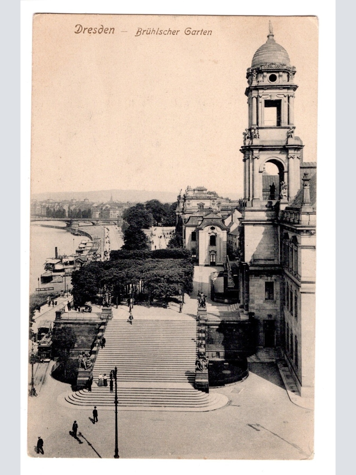 AK, Dresden, Sachsen, Brühlscher Garten, Ansichtskarte (S5468)
