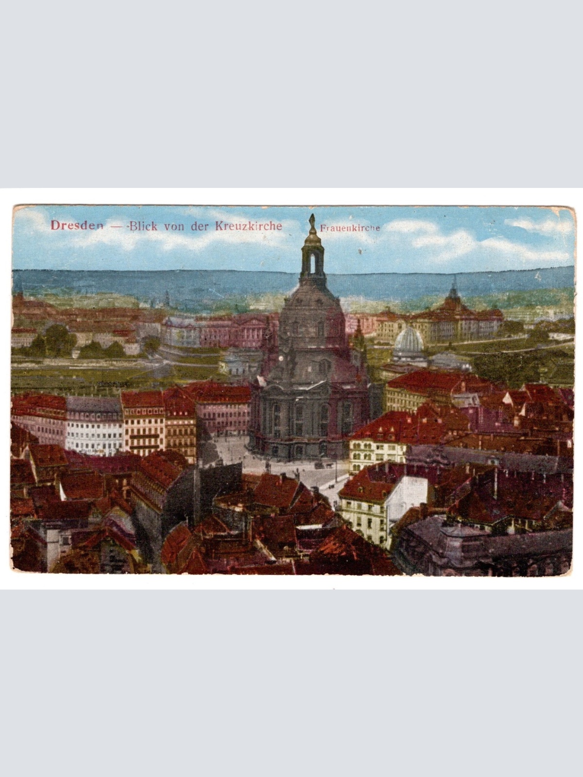 AK, Dresden, Sachsen, Blick von der Kreuzkirche, Ansichtskarte (S5469)