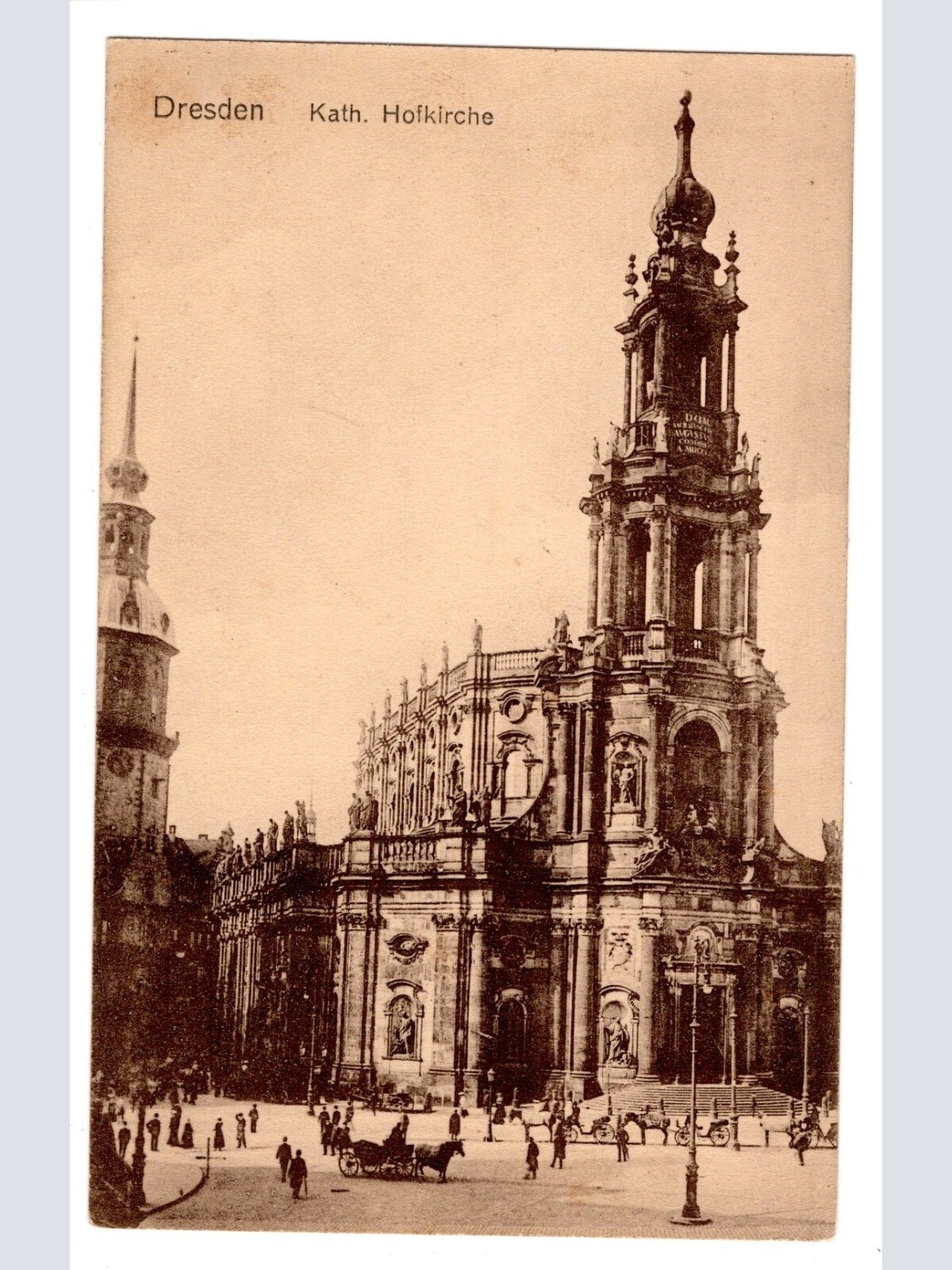 AK, Dresden, Sachsen, Kath. Hofkirche, Ansichtskarte (S5472)