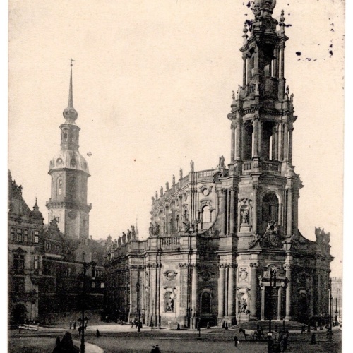 AK, Dresden, Sachsen, Kath. Hofkirche, Ansichtskarte (S5473)