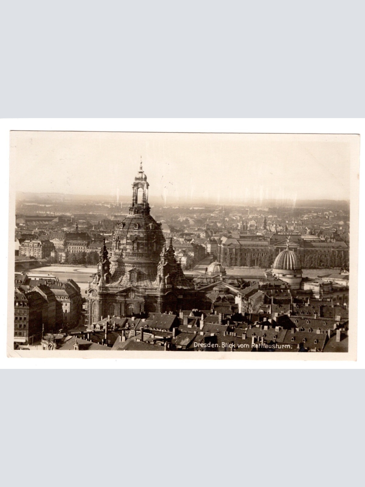 AK, Dresden, Sachsen, Blick vom Rathausturm, Ansichtskarte (S5479)