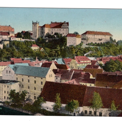 AK, Bautzen, Sachsen, vom Schießberg auf Schloss Ortenburg Ansichtskarte (S5501)