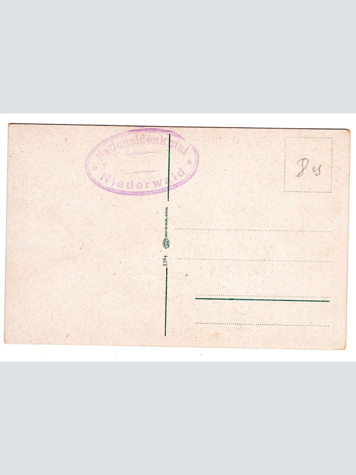 AK, Rüdesheim am Rhein, Hessen, Nationaldenkmal Niederwald Ansichtskarte (S5555)