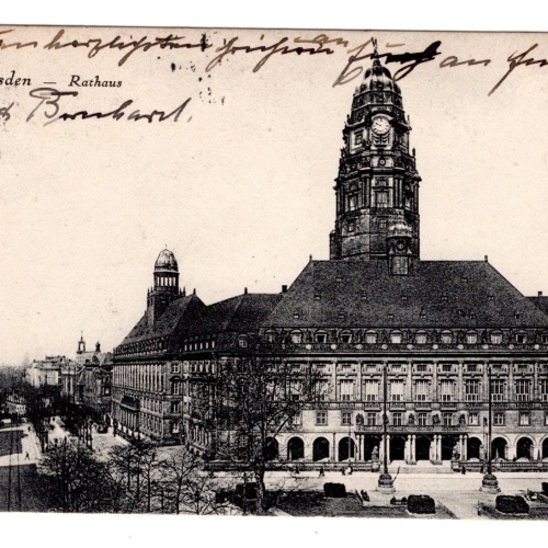 AK, Dresden - Rathaus, Sachsen, Ansichtskarte (S5563)