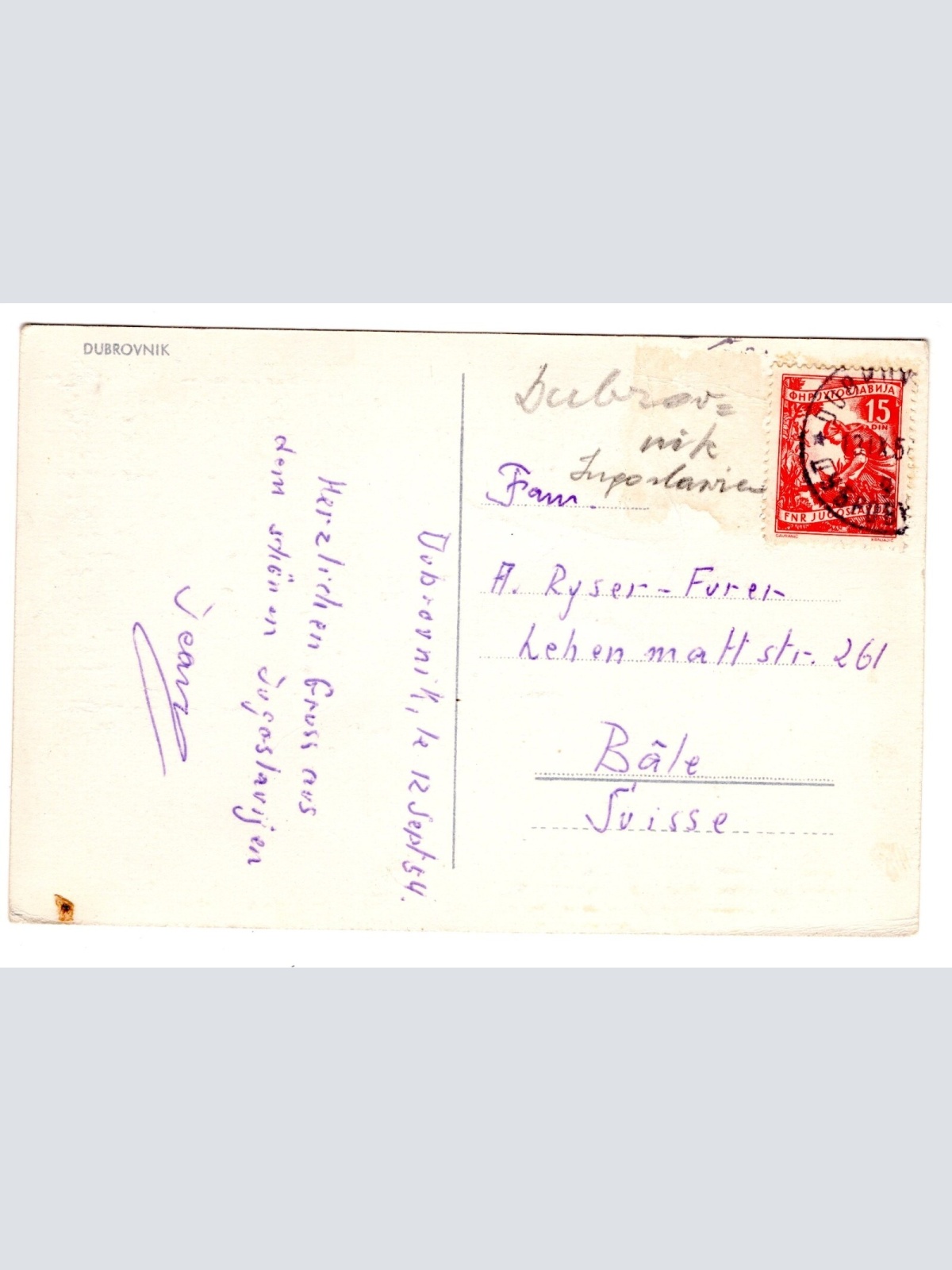 AK, Dubrovnik, Kroatien, Ansichtskarte (S5570)