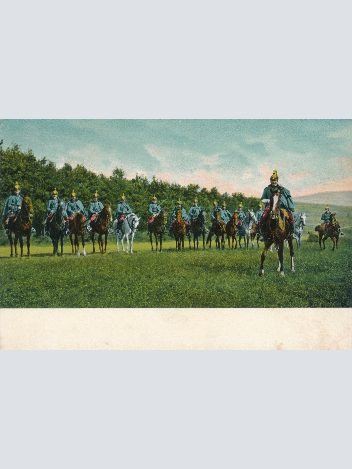 AK von den Hussaren am Pferd Ansichtskarte (14139)