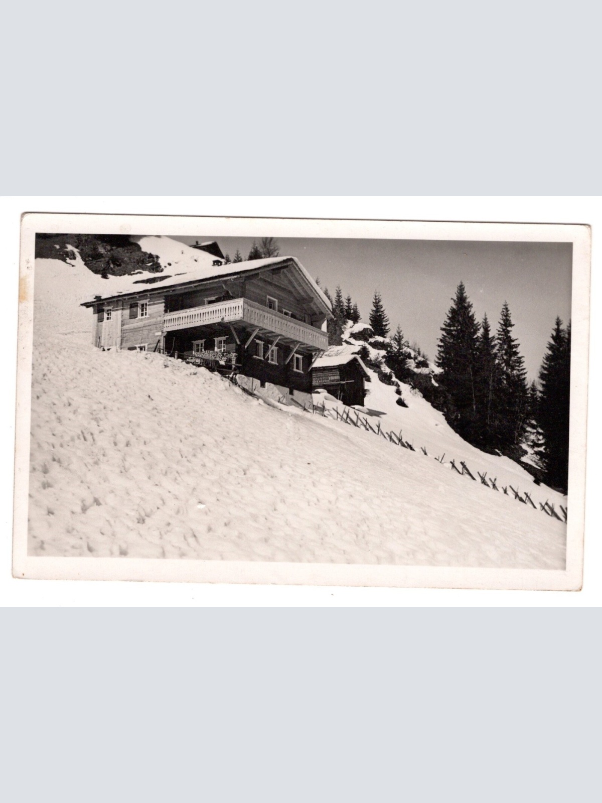 AK, Almhaus Jugendheim Junkersboden, Vorarlberg, Ansichtskarte (S5581)