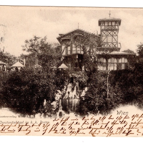 AK, Wien, Constantinhügel im Prater, Ansichtskarte (S5591)