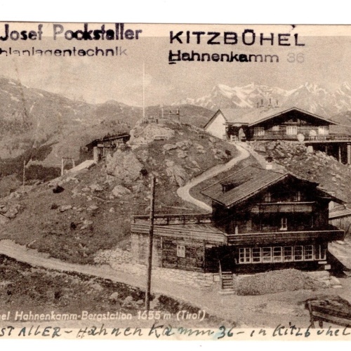 AK, Kitzbühel Hahnenkamm-Bergstation, Tirol, Ansichtskarte (S5625)