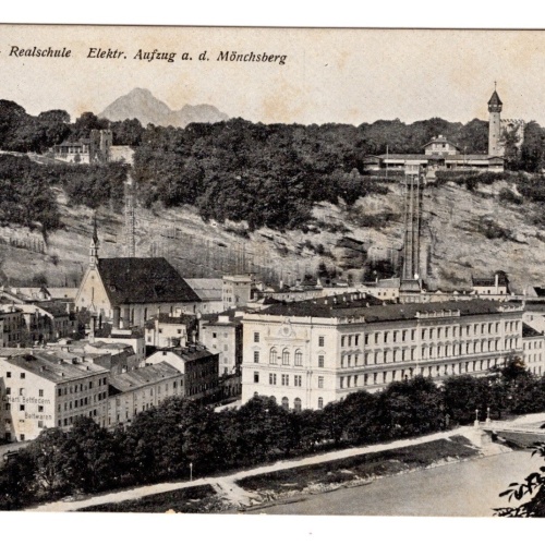 AK, Salzburg Realschule, Ansichtskarte (S5654)