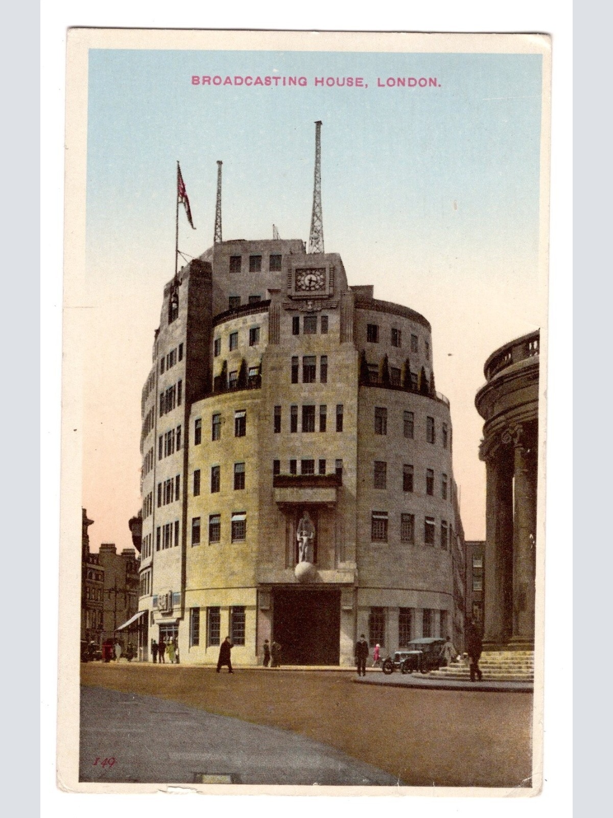 AK, Broadcasting House, London, England, Ansichtskarte (S5693)