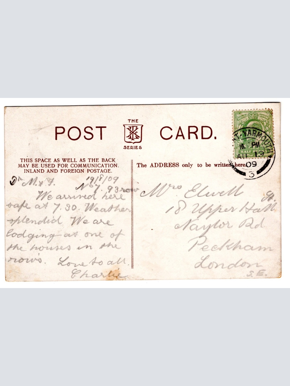 AK, A Yarmouth Row, England, Ansichtskarte (S5694)