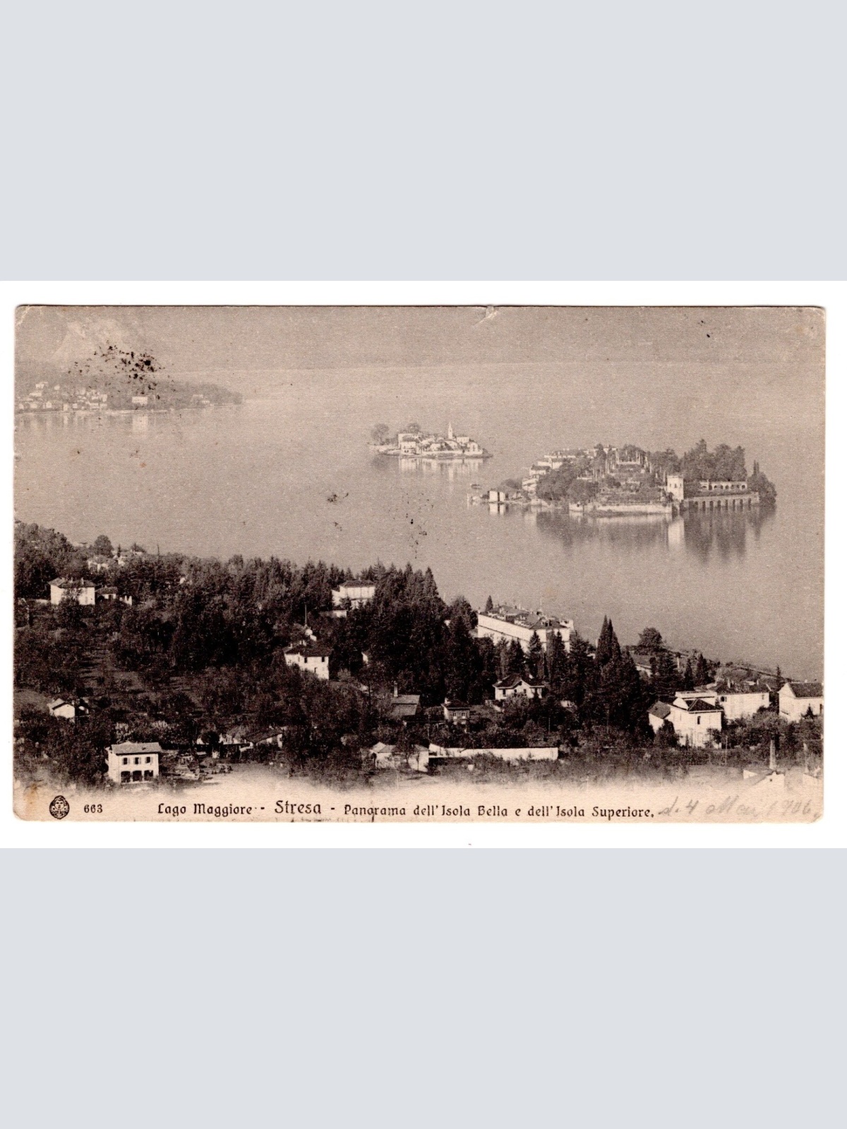 AK, Lago Maggiore, Stresa, Italien, Ansichtskarte (S5702)