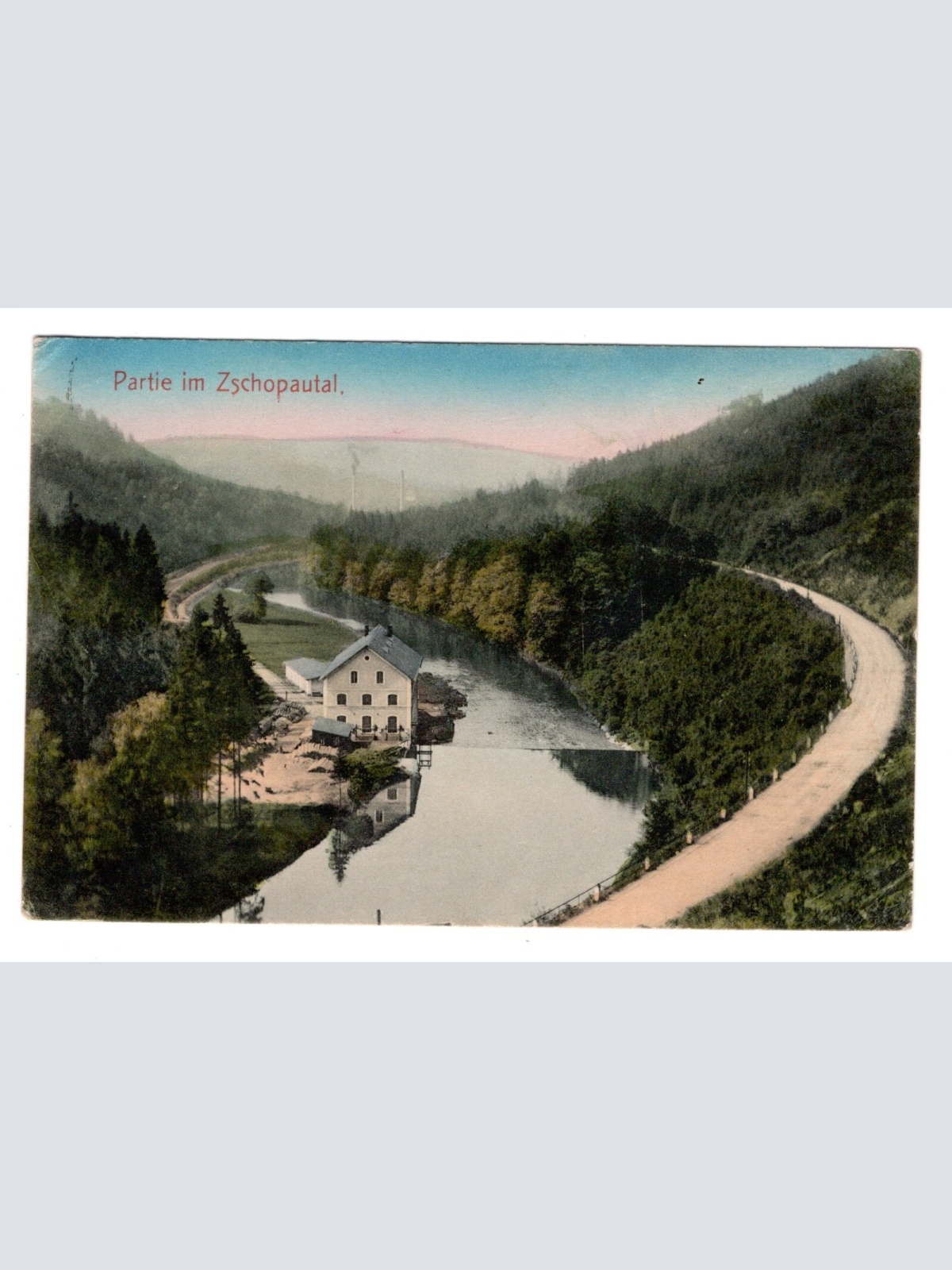 AK, Partie im Zschopautal, Sachsen, Ansichtskarte (S5719)