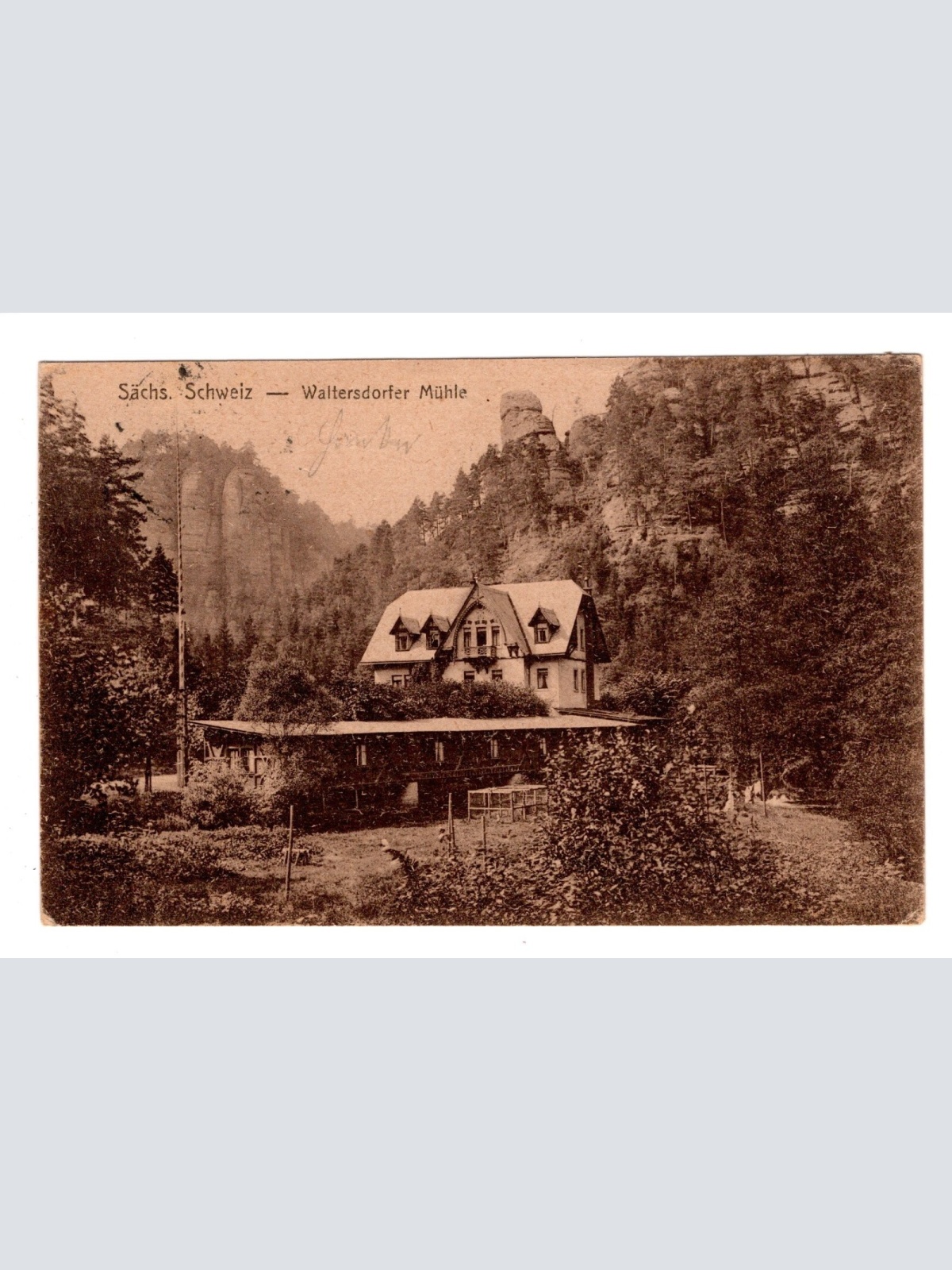 AK, Bad Schandau, Waltersdorfer Mühle, Sachsen, Ansichtskarte (S5722)