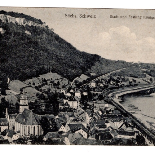 AK, Königstein, Sachsen, Ansichtskarte (S5730)