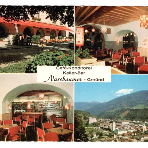 AK, Keller-Bar Nussbaumer, Gmünd, Kärnten, Ansichtskarte (S5745)