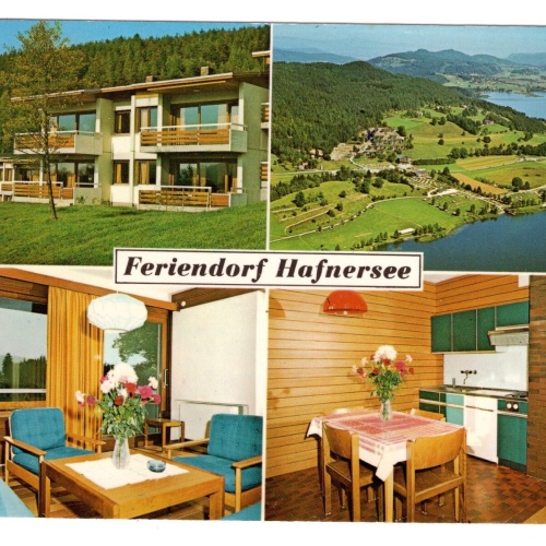 AK, Keutschach am See, Feriendorf Hafnersee, Kärnten, Ansichtskarte (S5749)