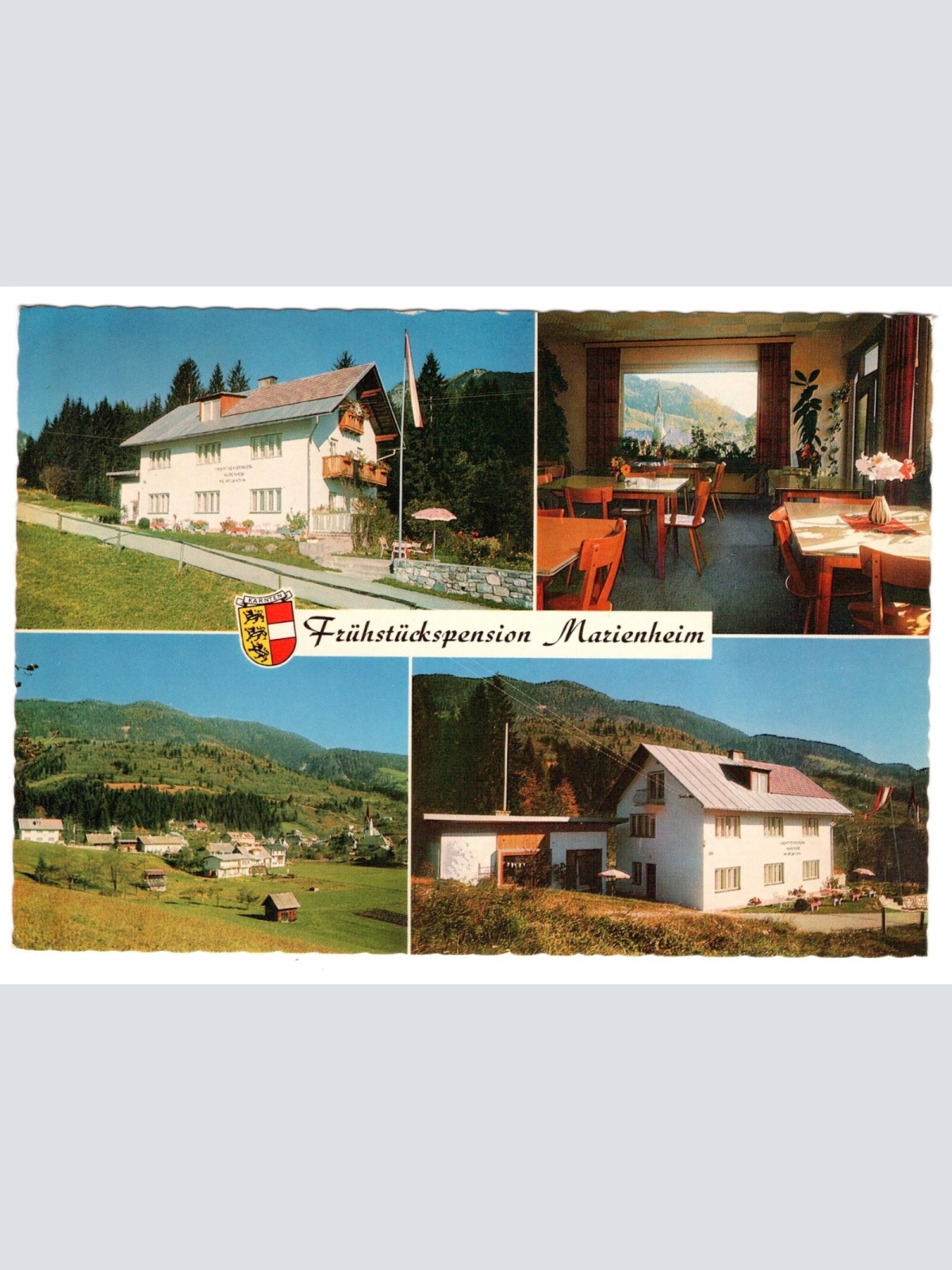 AK, Kötschach, Frühstückspension Marienheim, Kärnten, Ansichtskarte (S5750)